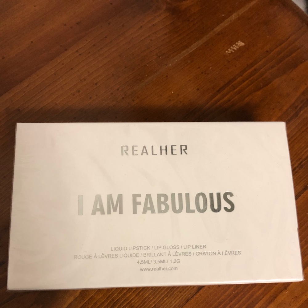 I Am Fabulous lip coloring kit by Realher